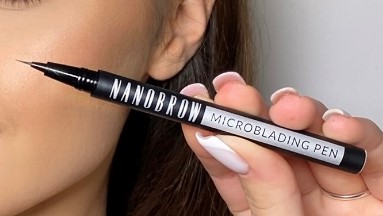 Makijaż brwi z Nanobrow Microblading Pen